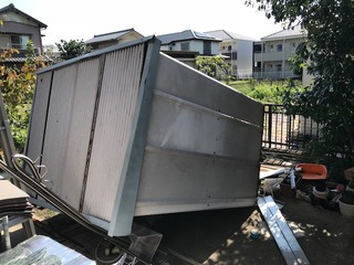 【ブログ更新】台風被害に泣く。