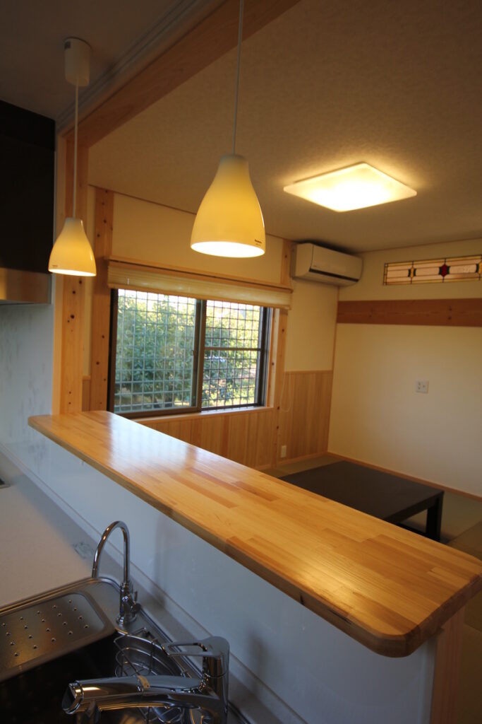 キッチンカウンター施工例
