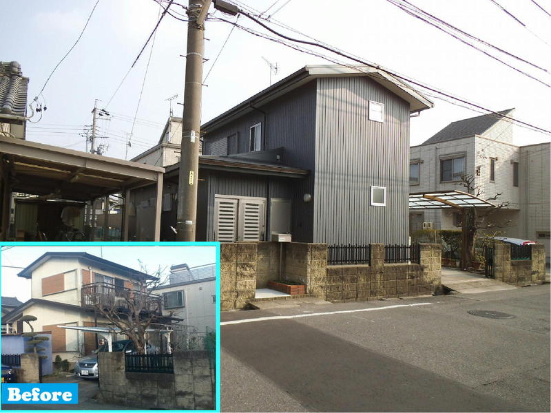 築38年の2×4住宅（Mホーム）を対象に、住みながらの「居ながらリフォーム」にて全面改修を行いました。　【刈谷市　小垣江町】